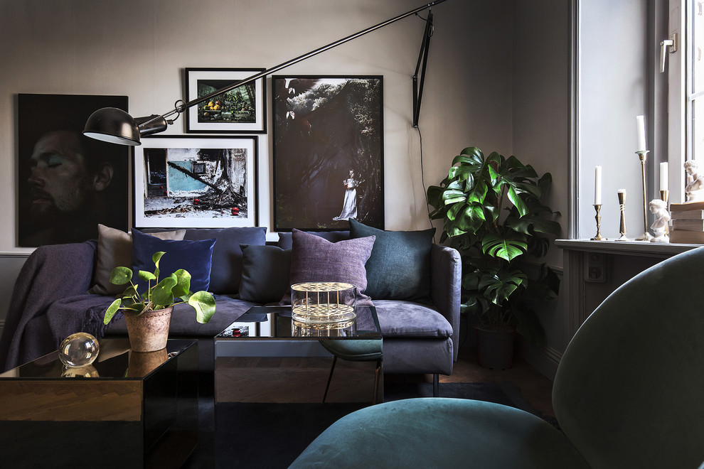 This is an example of a classic living room in Stockholm.