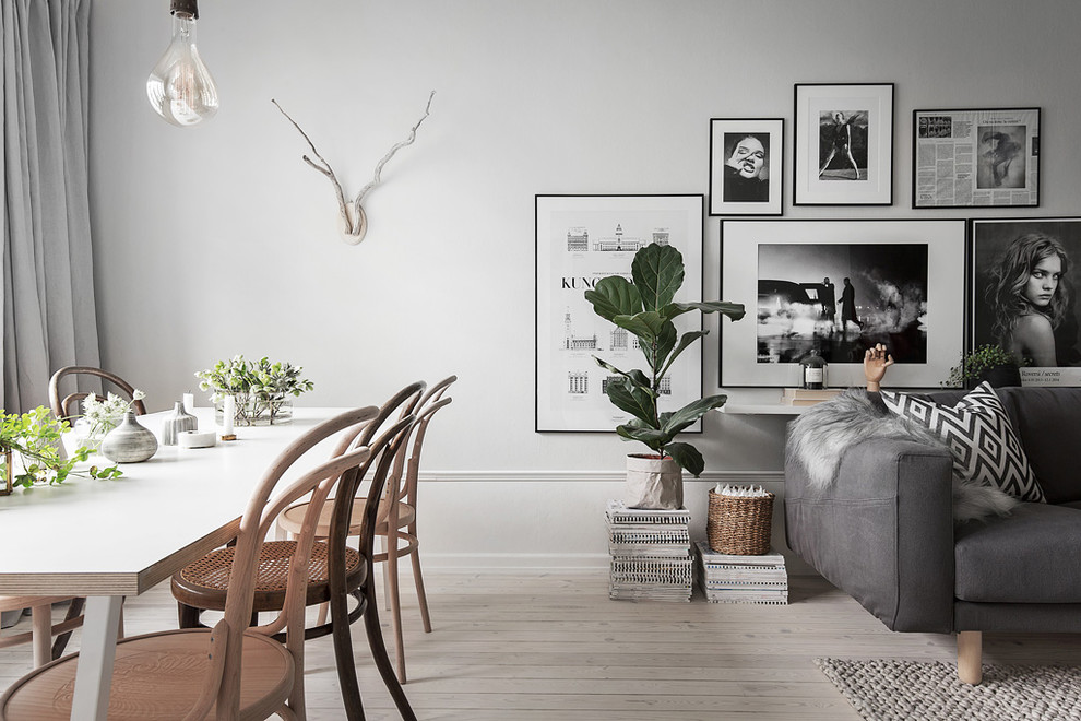 Photo of a scandi living room in Stockholm.