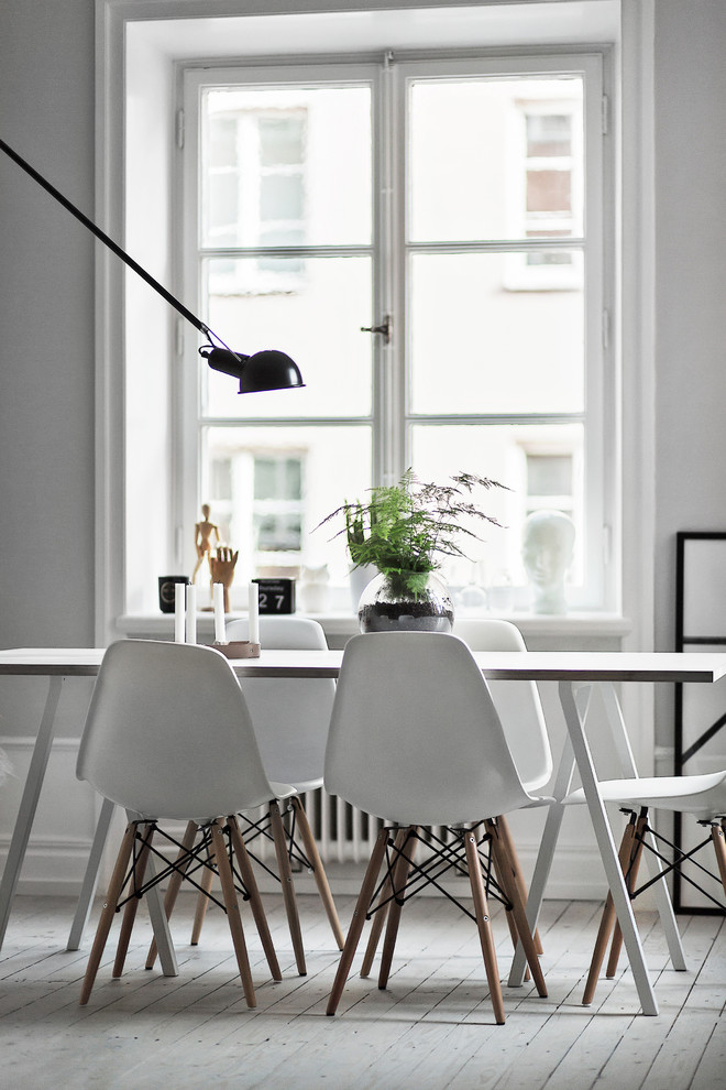 На фото: столовая в скандинавском стиле