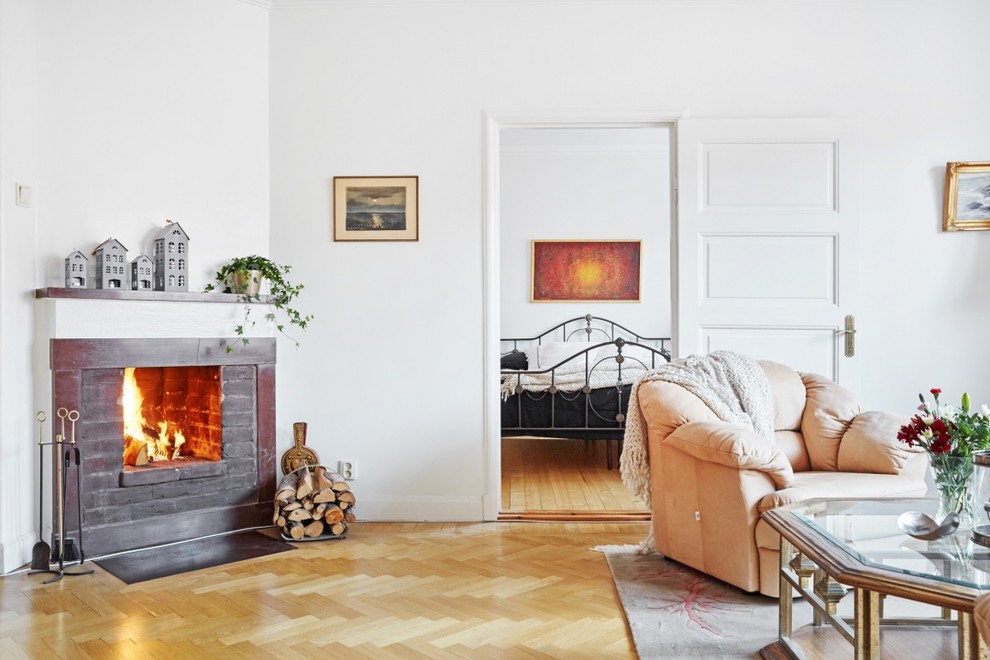 Design ideas for a scandinavian living room in Gothenburg.