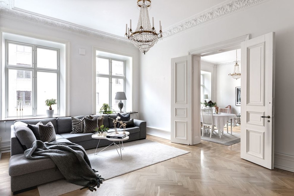 This is an example of a classic living room in Gothenburg.