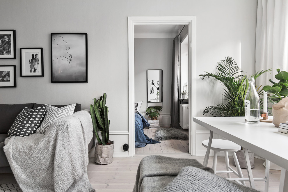 Design ideas for a scandinavian living room in Stockholm.