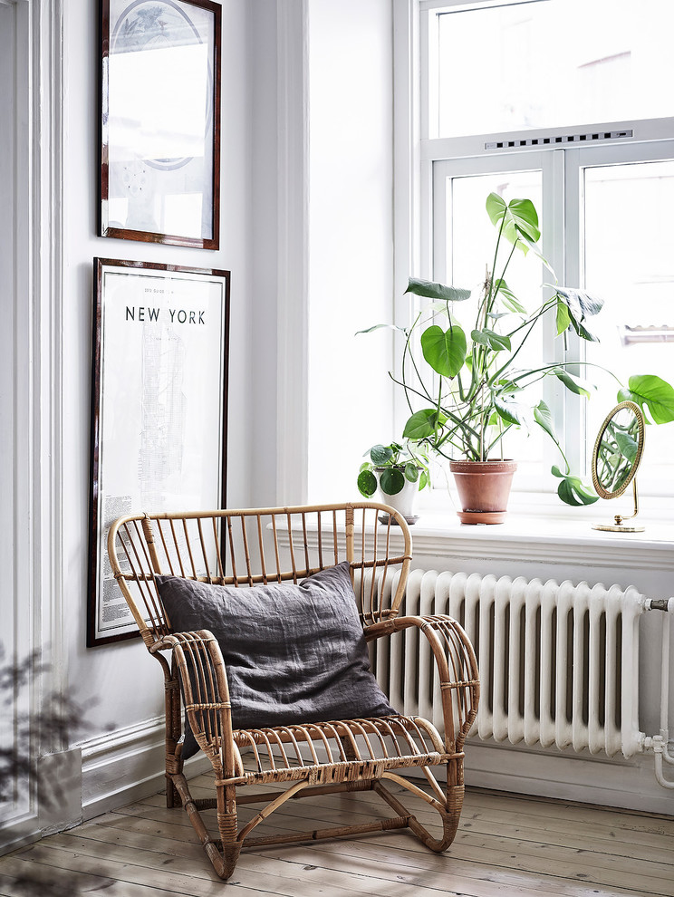 Living room - transitional living room idea in Gothenburg