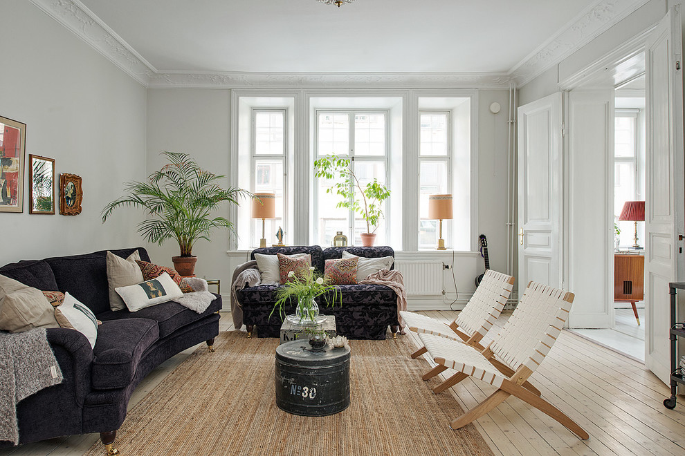 Inspiration for a victorian living room remodel in Gothenburg
