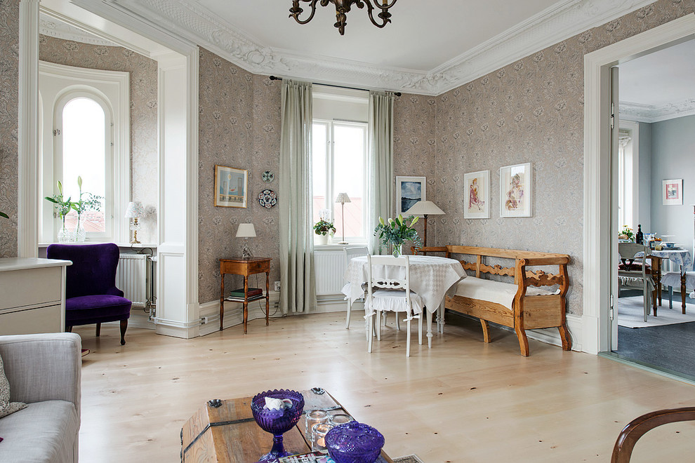 Klassisches Wohnzimmer in Göteborg