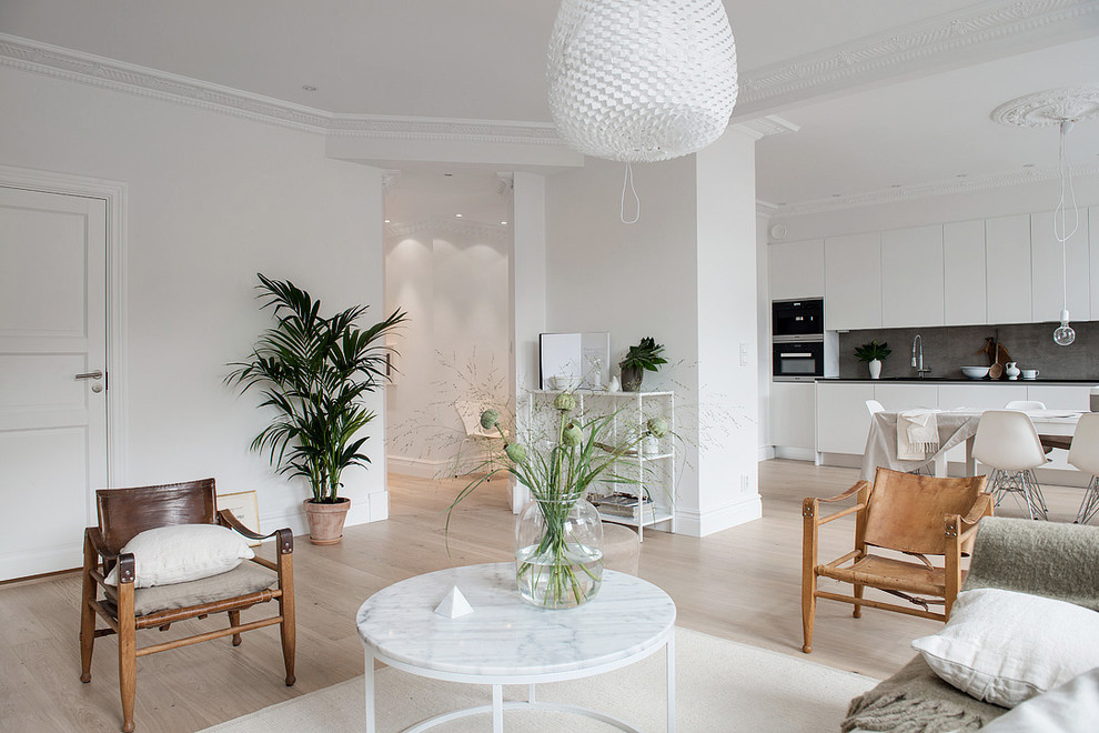 Design ideas for a scandi living room in Gothenburg.
