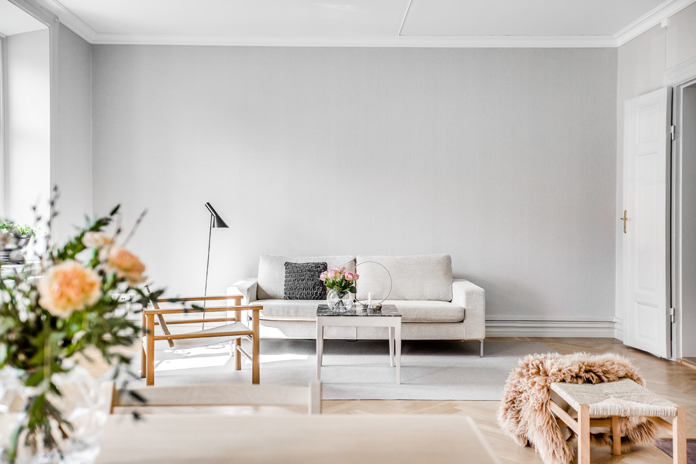 Danish living room photo in Gothenburg