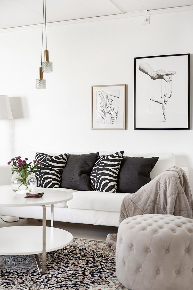 Inspiration for a contemporary living room remodel in Orebro