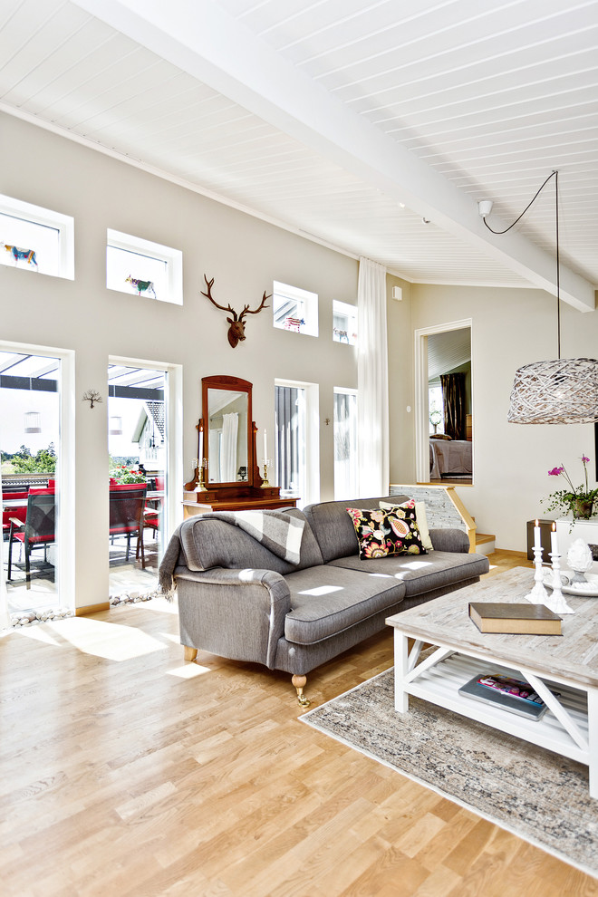 Photo of a scandi living room in Stockholm.