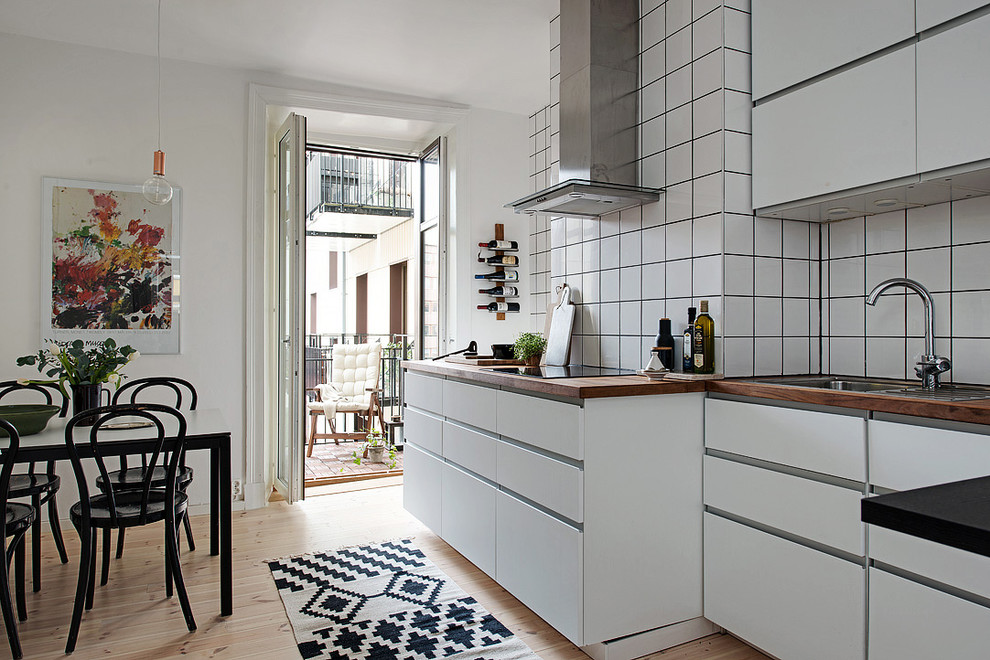 Inspiration for a scandi kitchen in Gothenburg.