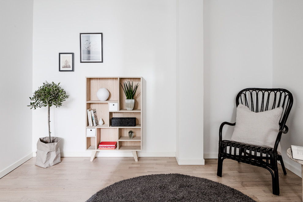 Living room - contemporary living room idea in Gothenburg