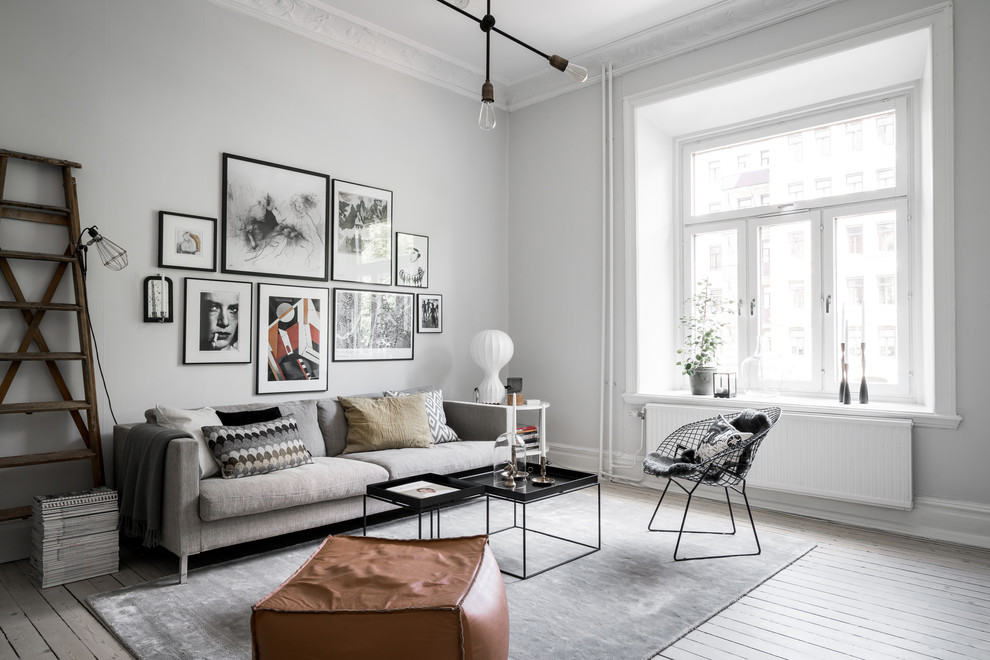 Scandi living room in Gothenburg.