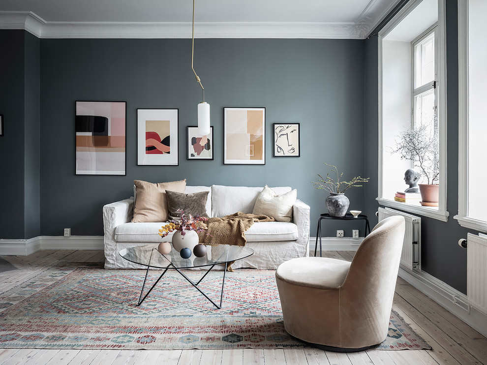 Example of a danish living room design in Gothenburg