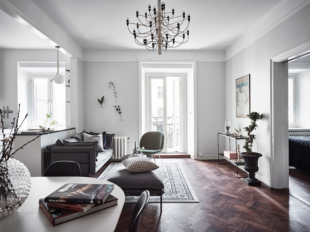 Danish living room photo in Gothenburg