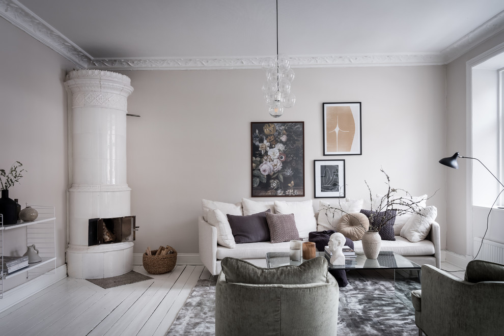 Inspiration for a scandi living room in Gothenburg.