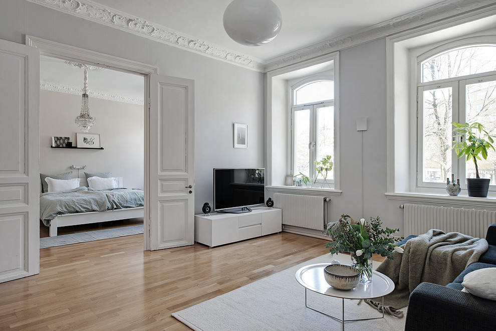 Example of a danish living room design in Gothenburg