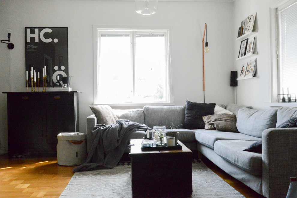 Immagine di un soggiorno scandinavo