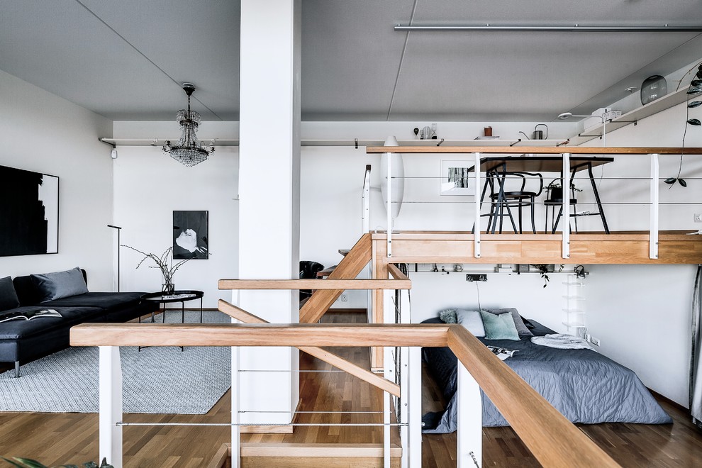 Idéer för att renovera ett litet minimalistiskt vardagsrum