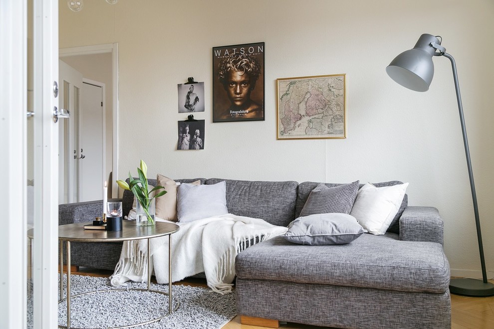 Inspiration for a contemporary living room in Gothenburg.