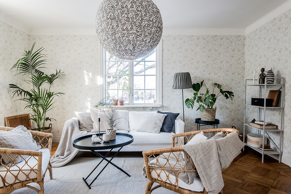 Photo of a country living room in Stockholm.