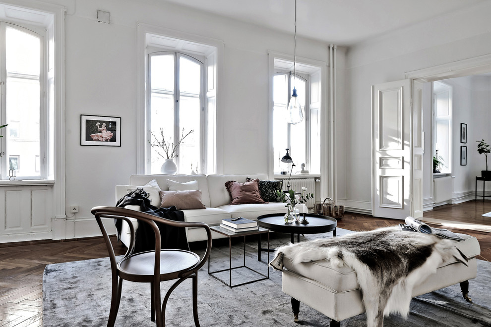 Example of a danish living room design in Gothenburg