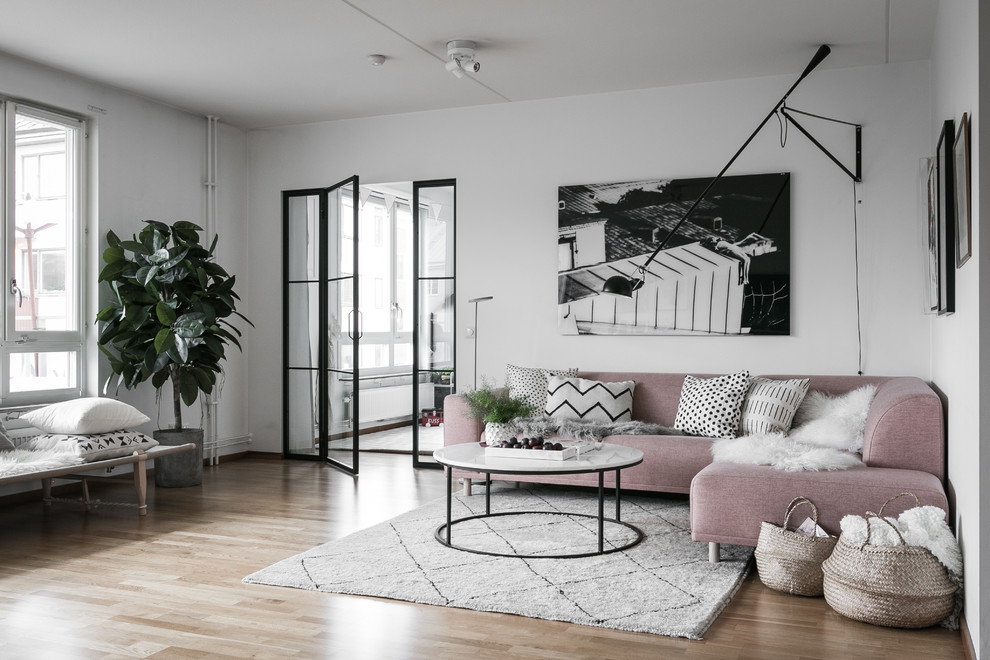 Nordisches Wohnzimmer in Stockholm