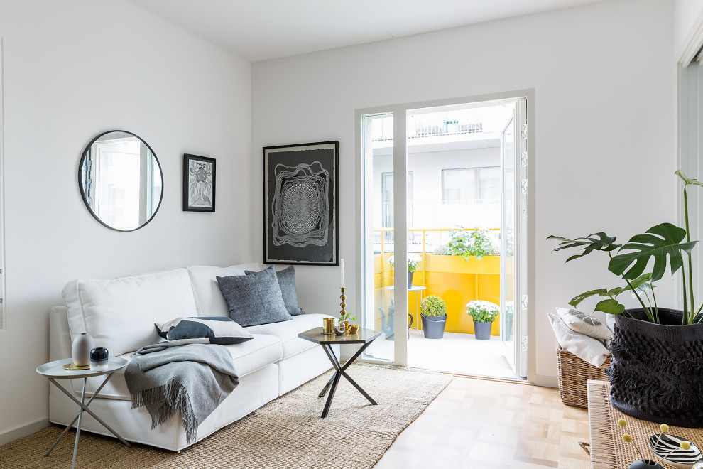 Example of a danish living room design in Stockholm