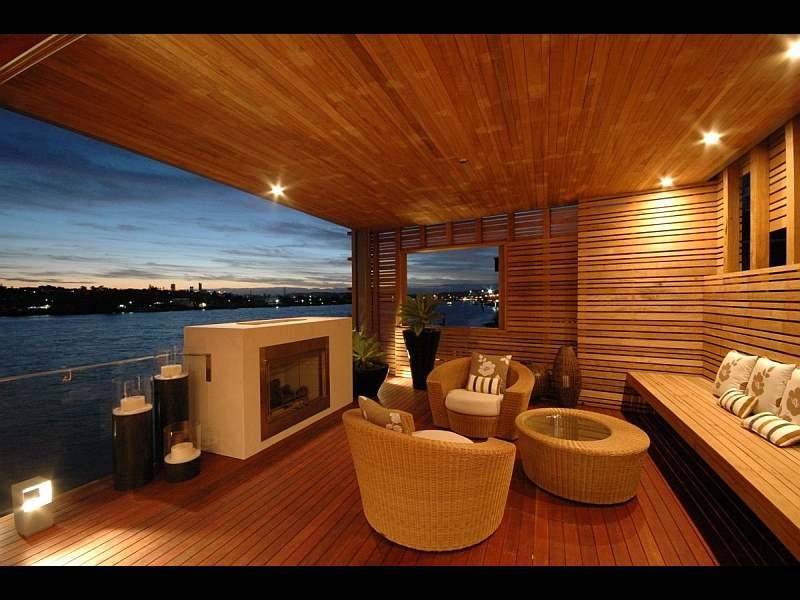 Idéer för en modern veranda