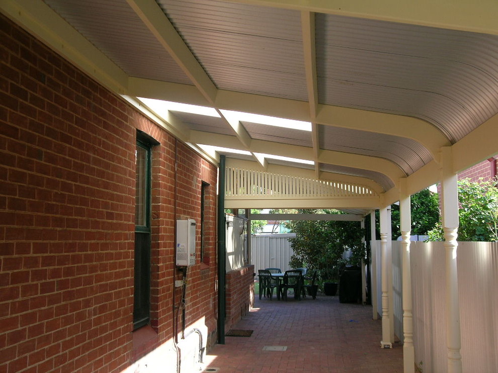Reroof plus Bullnose verandah & Carport construction Porch Adelaide