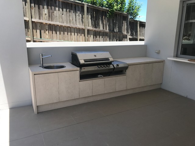 Sirius Street BBQ Outdoor Kitchen Modern Porch Brisbane