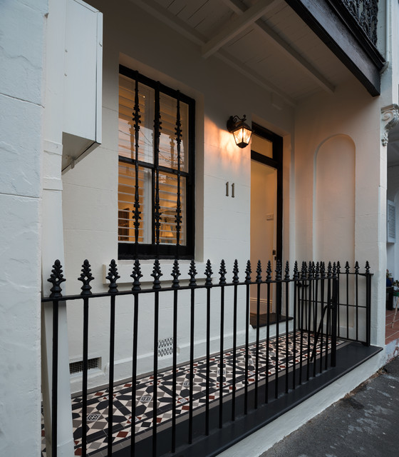 Tessellated Verandah in a beautiful Victorian Terrace Victorian