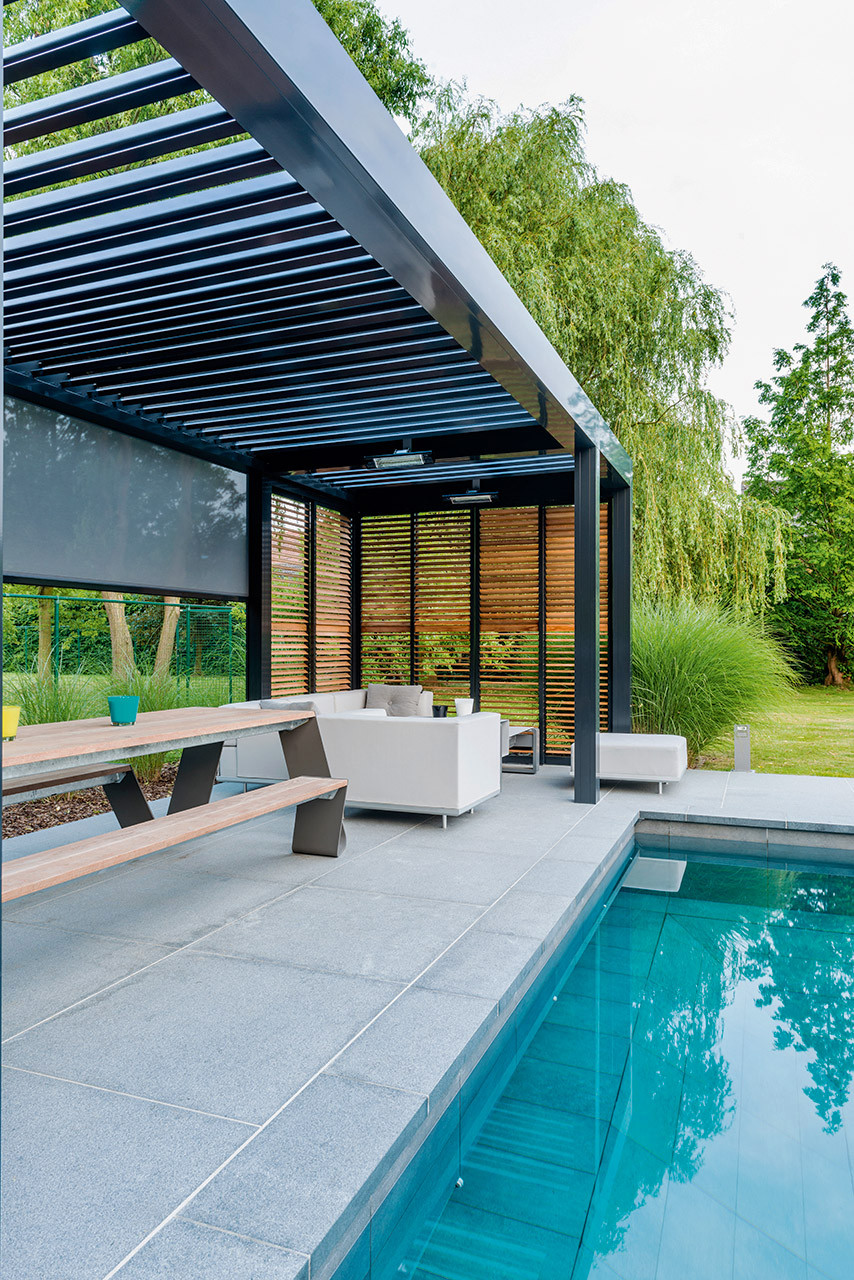 pergola over pool on 75 Beautiful Screened In Porch With A Pergola Pictures Ideas May 2021 Houzz