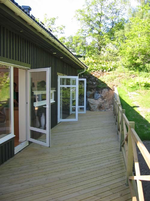 Idéer för att renovera en nordisk veranda