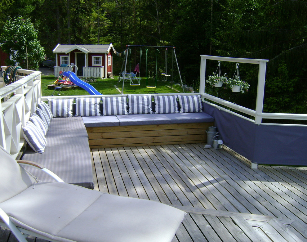 Idéer för en skandinavisk veranda