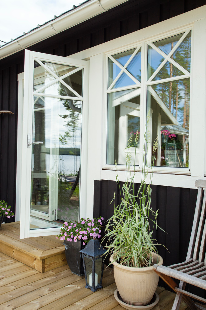 Idéer för att renovera en minimalistisk veranda