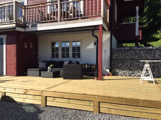 Inspiration för en skandinavisk veranda