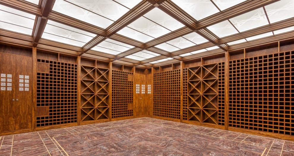 Inspiration for a timeless wine cellar remodel in Moscow