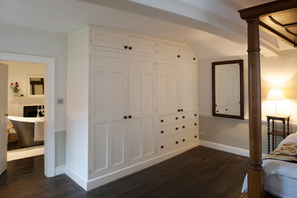 Example of a mountain style closet design in Sussex