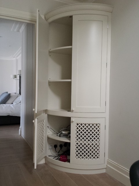 Curved Corner Cabinet - Traditional - Wardrobe - London - by LDN Furniture  | Houzz UK
