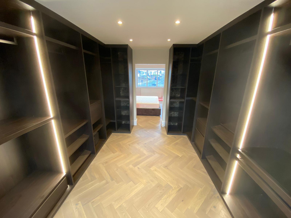 Fitted Walk In Wardrobe Birmingham Contemporary Closet West