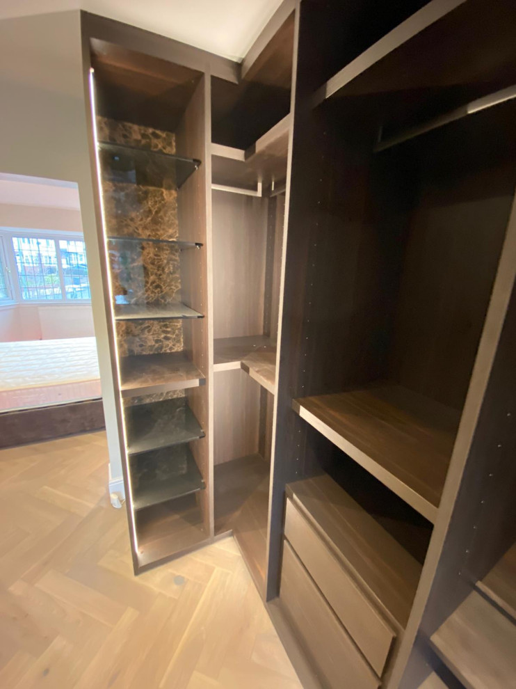 Fitted Walk In Wardrobe Birmingham Contemporary Closet West