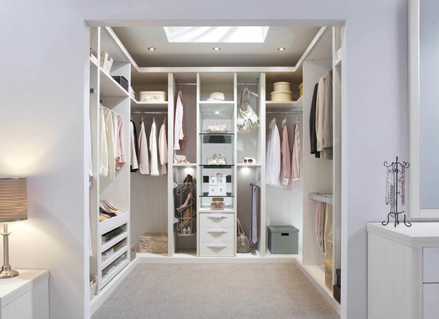 Luxury high end walk-in wardrobe - Contemporary - Wardrobe - London - by  Design Abode | Houzz IE