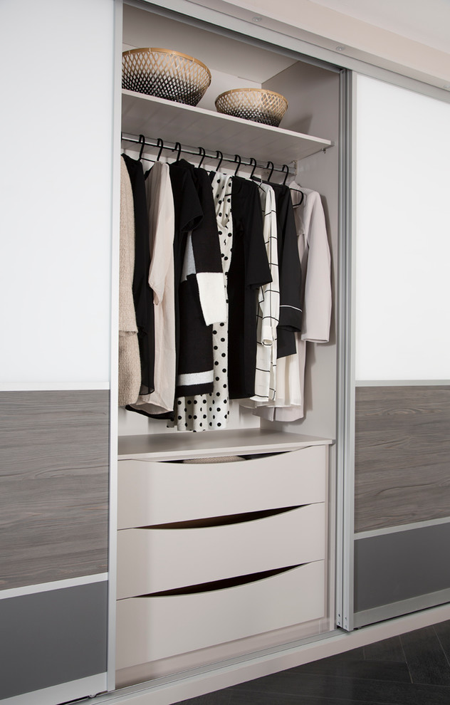 Inspiration for a contemporary wardrobe in West Midlands.