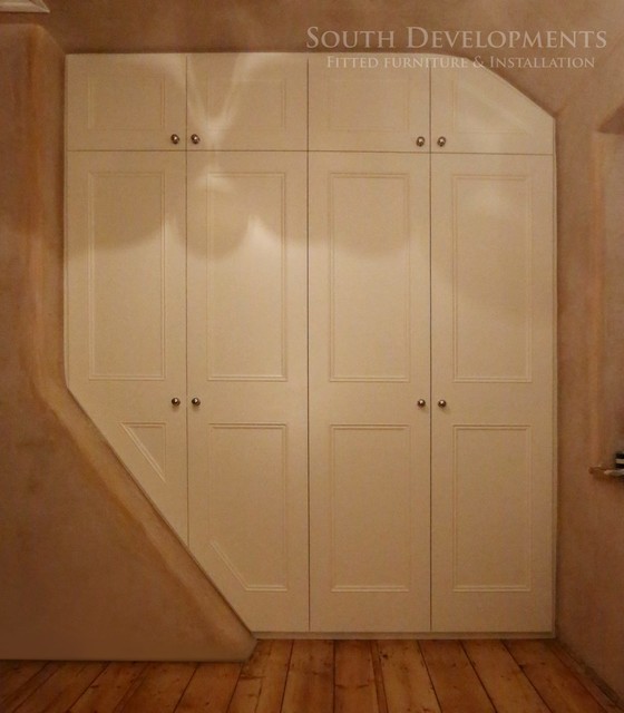 Traditional style fitted wardrobe (Loft-sloping ceiling) - Traditional -  Wardrobe - London - by SDFurniture Limited | Houzz IE