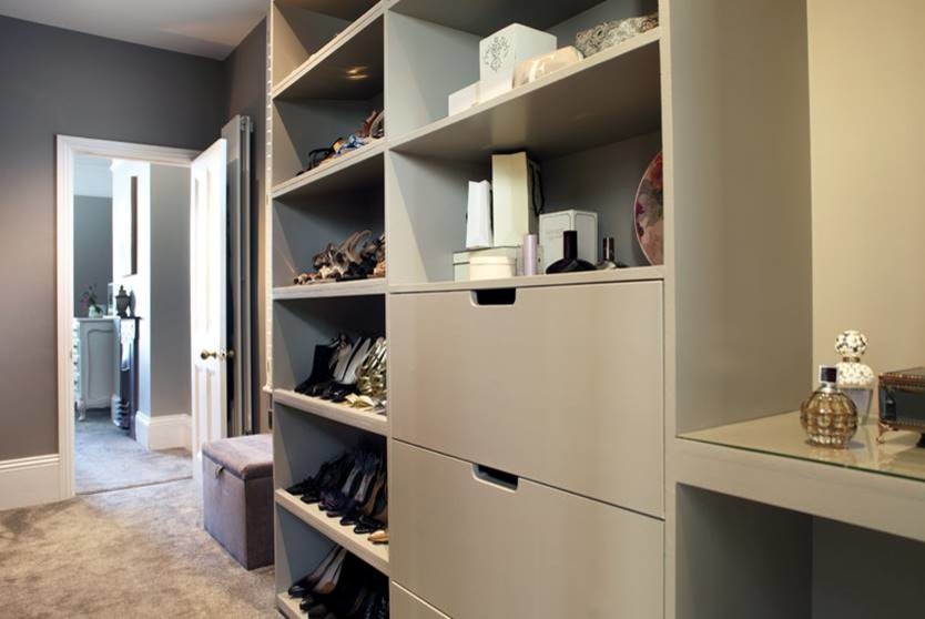 Walk in Wardrobe Victorian Closet Sussex by Stickland Wright