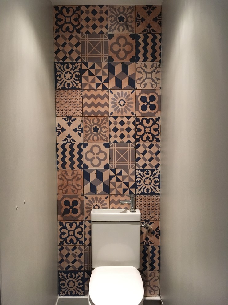 Bild på ett 50 tals toalett