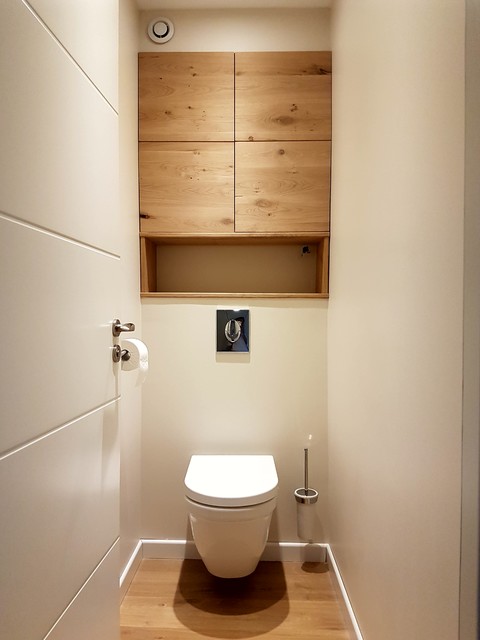 Rénovation complète d'une maison - Contemporain - Toilettes - Angers - par  MadaM Architecture | Houzz