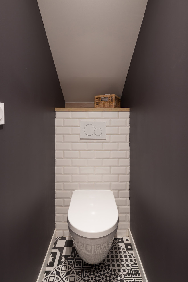 Источник вдохновения для домашнего уюта: туалет в стиле лофт