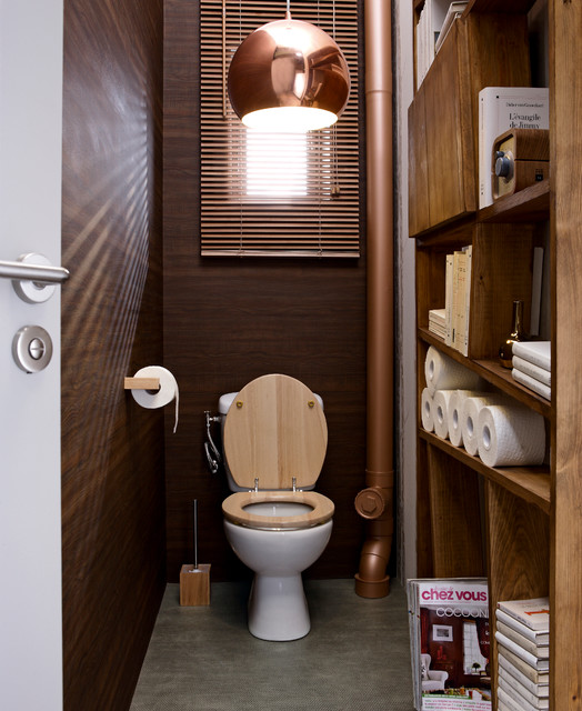 WC colorés - Modern - Cloakroom - Lille - by Leroy Merlin OFFICIEL | Houzz