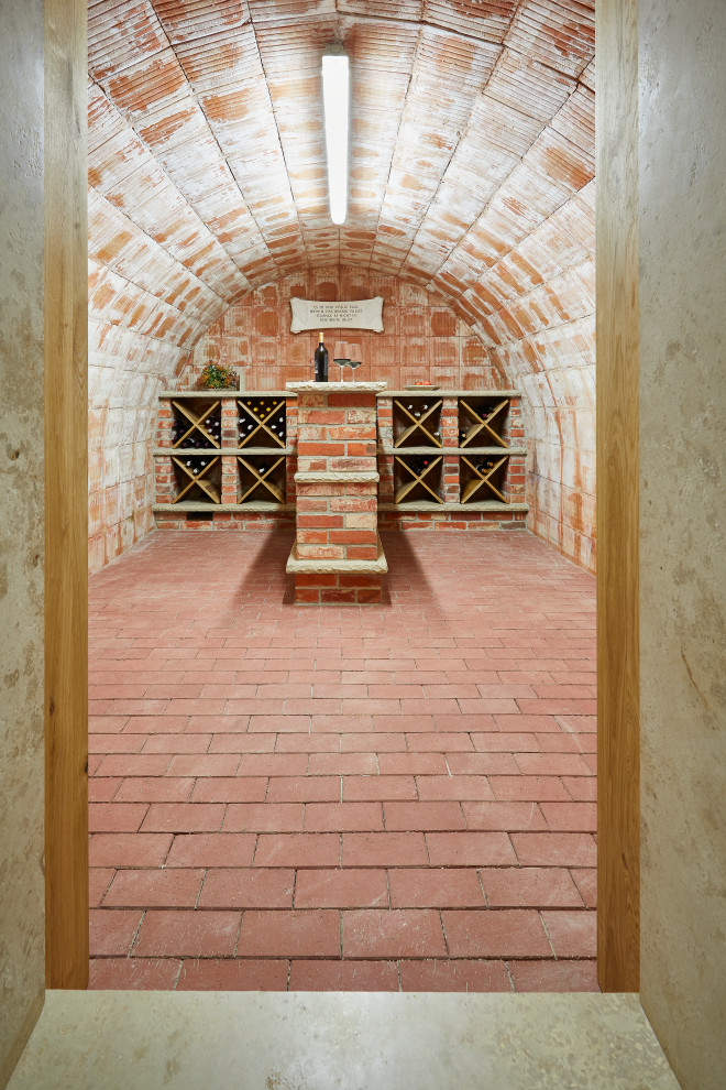 Inspiration for a mediterranean wine cellar remodel in Munich